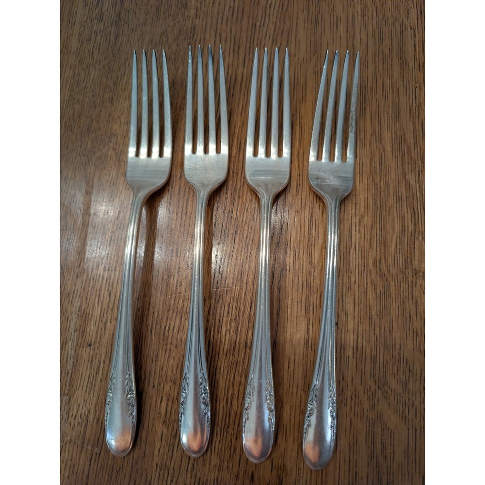 Alvin Fashion Lane 1940 Silver Plate Dinner Forks Set of 4/2 Sets Avail/Sold Sep